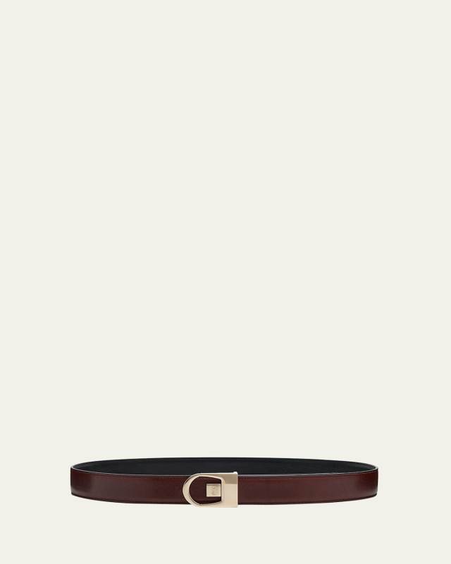 New Logo Reversible Leather Belt